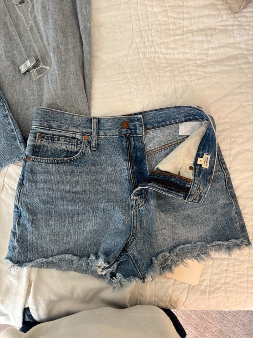 Madewell "the perfect jean short"